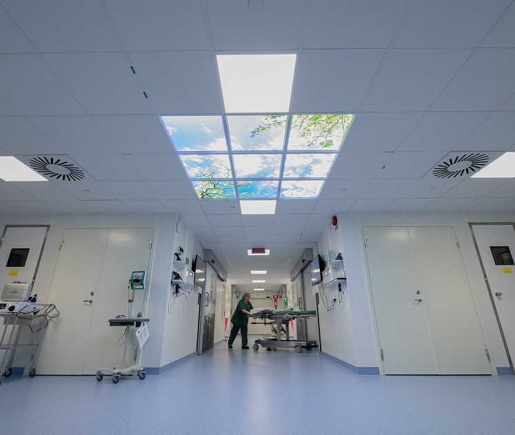 inside a hospital with cleanroom solutions